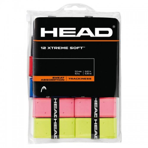 Blister Overgrips Head Xtreme Soft Multicolor 12 Unidades