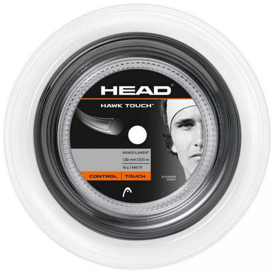 Bobina Cordaje 200m Head Hawk Touch 1,30mm Antracita