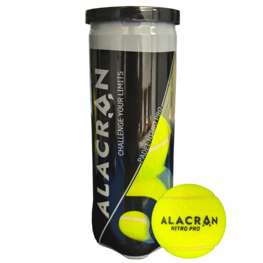 Bote de 3 Pelotas Alacran Nitro Pro