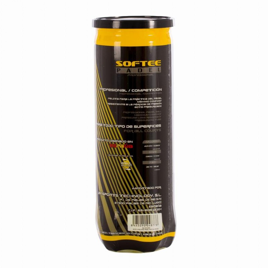 Bote de 3 Pelotas Softee Speed PADELPOINT Bote de 3 Pelotas Softee Speed