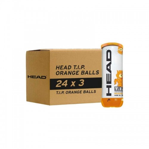 Cajon 72 Pelotas - 24 Botes de 3 uds - Head T.I.P. Orange
