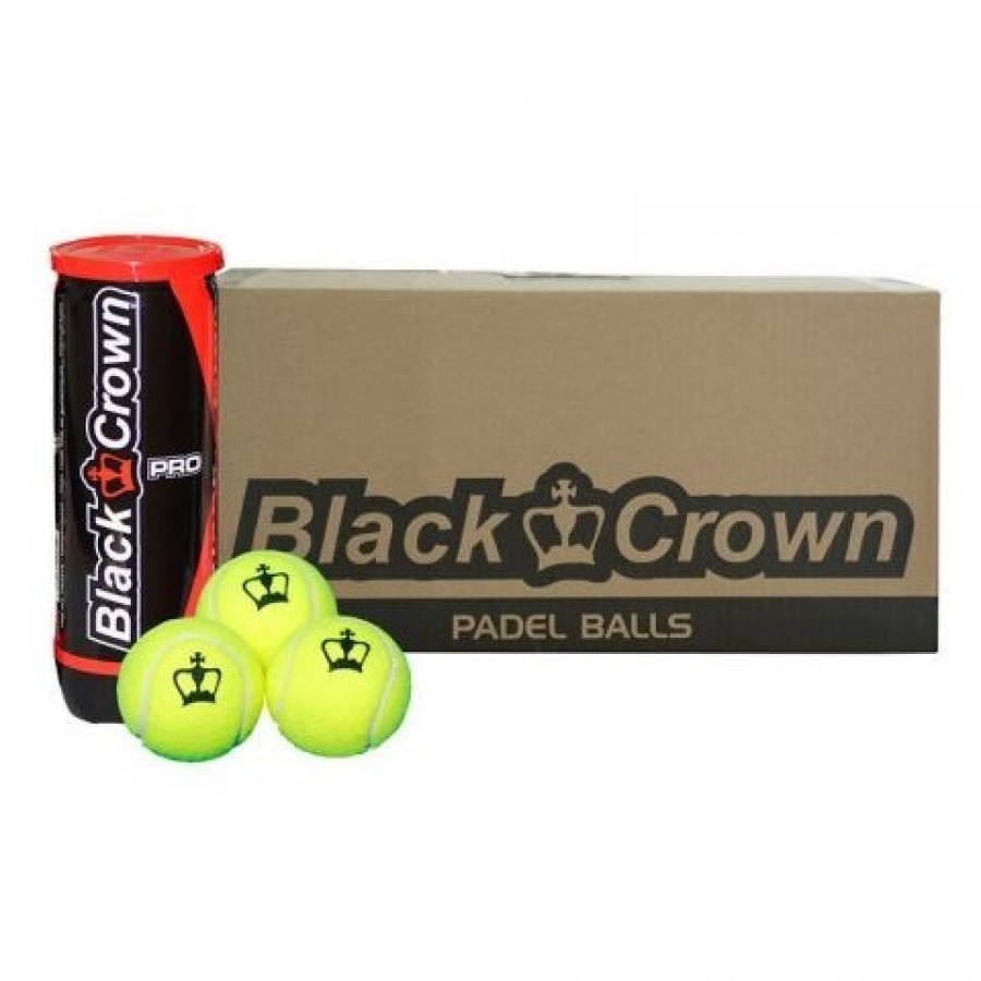 Cajon 72 Pelotas - 24 Botes de 3 uds - Black Crown PADELPOINT Cajon 72 Pelotas - 24 Botes de 3 uds - Black Crown