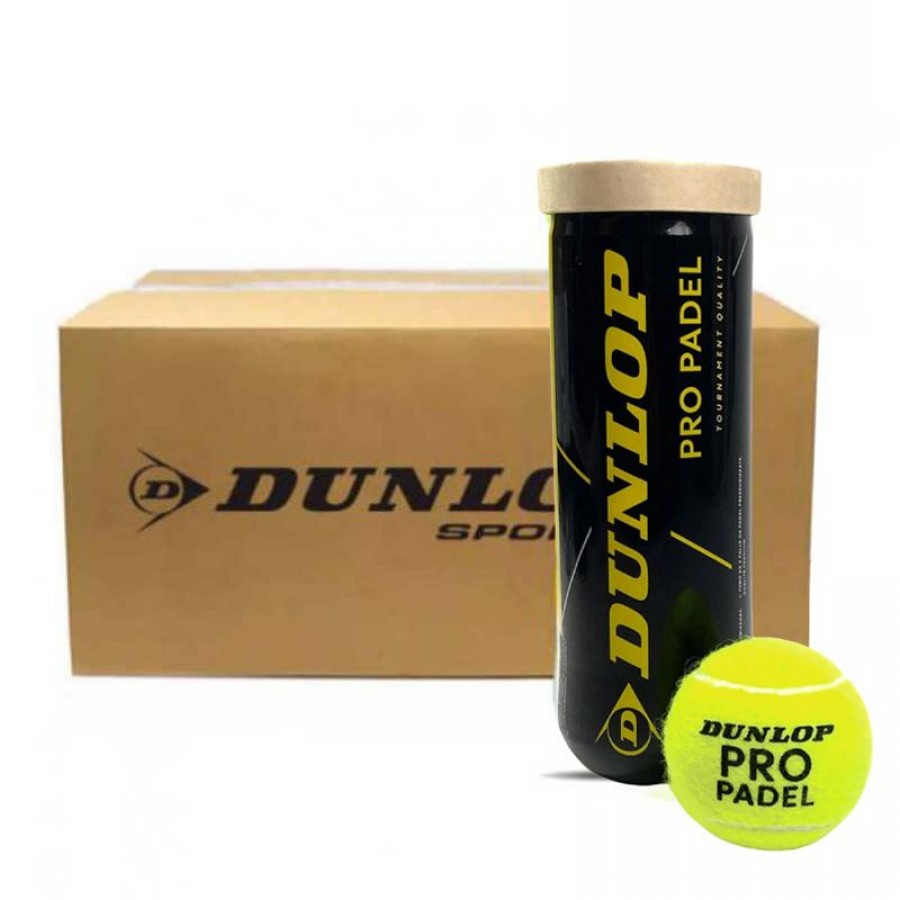 Cajon 72 Pelotas - 24 Botes de 3 uds - Dunlop Pro Padel PADELPOINT Cajon 72 Pelotas - 24 Botes de 3 uds - Dunlop Pro Padel