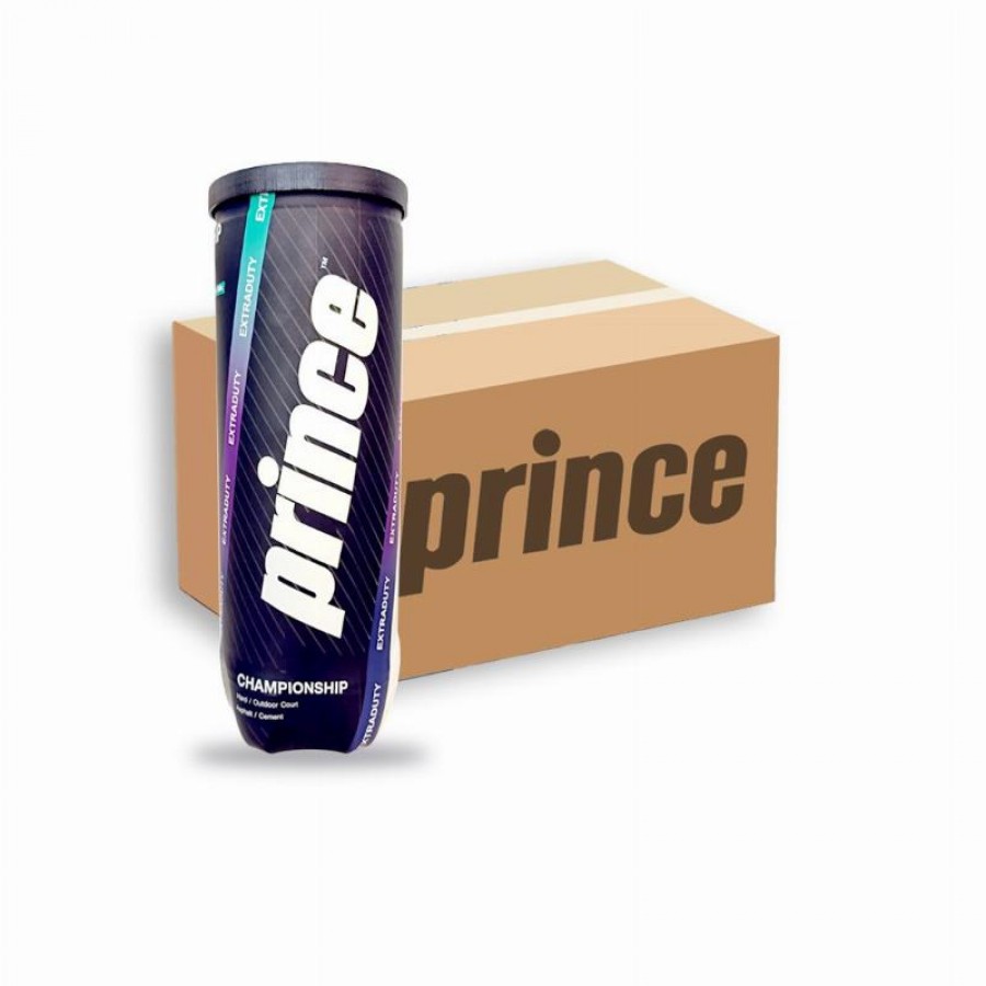 Boite 72 Boules - 24 Bidons de 3 pieces - Prince Championship Extraduty PADELPOINT Boite 72 Boules - 24 Bidons de 3 pieces - Prince Championship Extraduty