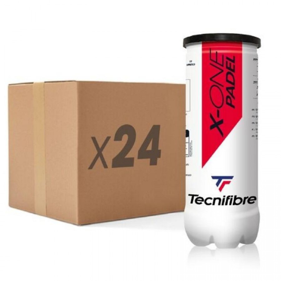 Cajon 72 Pelotas - 24 Botes de 3 uds - Tecnifibre Padel X-One PADELPOINT Cajon 72 Pelotas - 24 Botes de 3 uds - Tecnifibre Padel X-One