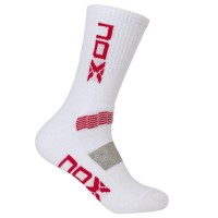 Calcetines Nox Pro Blanco Rojo