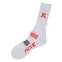 Calcetines Nox Pro Blanco Rojo