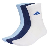 Calcetines Adidas Essentials Crew Azul Marino 3 Pares