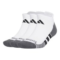 Calcetines Adidas Low Cut Blanco Negro 3 Pares