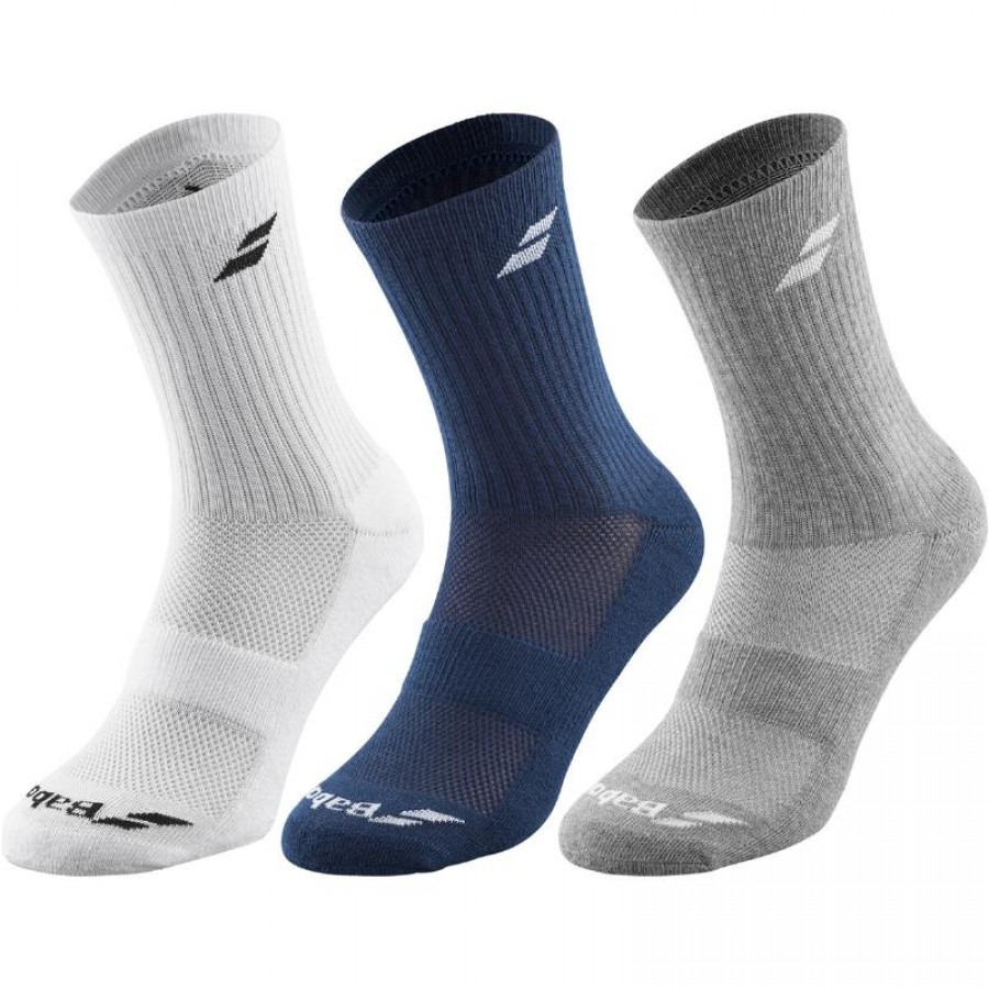 Calcetines Babolat Medio Colores 3 Pares