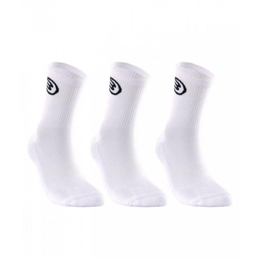Calcetines Bullpadel BP252 3 Pares Blanco