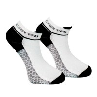 Calcetines Cartri Adler Crew Blanco Negro 1 Par