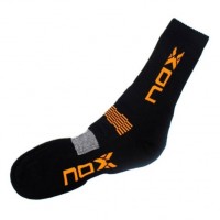 Nox Pro Black Orange Socks 1 Pair - Barata Oferta Outlet