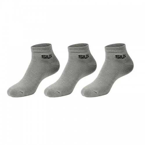 Siux Basic 26 Meias Curtas Cinza 3 Pares