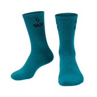 Siux Groove Chaussettes hautes Bordeaux Bleu ciel 2 paires