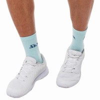 Siux Reveal Mid-Calf Socks White Turquoise 2 Pairs