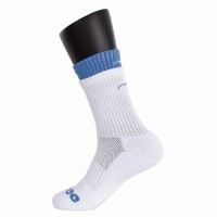 Chaussettes Softee Double Blanches Bleu Marine 1 Paire