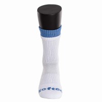 Chaussettes Softee Double Blanches Bleu Marine 1 Paire