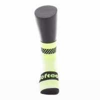 Softee Walk Mid-Calf Socks Fluorescent Yellow 1 Pair