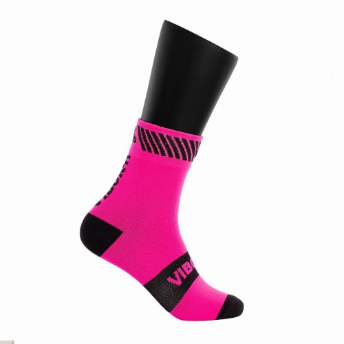 Chaussettes Mi-mollet Vibora Kait Rose Noir 1 paire