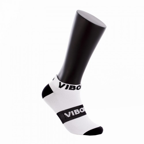 Calcetines Vibora Kait Invisible Blanco Negro 1 Par