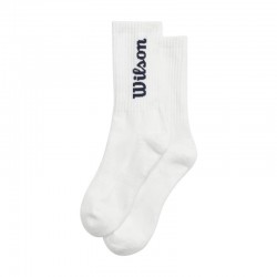 Logo de l?équipage Wilson Chaussettes Bleu marine blanc 1 paire