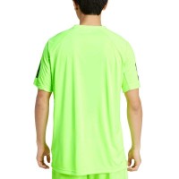 Camiseta Adidas Club 3 Stripes Lucid Limon