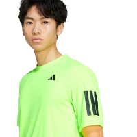 Camiseta Adidas Club 3 Stripes Lucid Limon