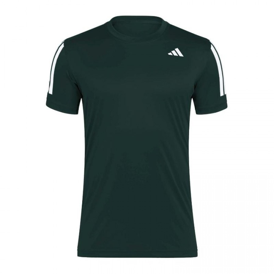 T-shirt vert Adidas Club 3 Stripes Aurora