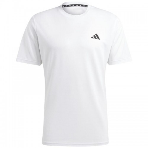 Camiseta Adidas Essentials Base Blanco Negro