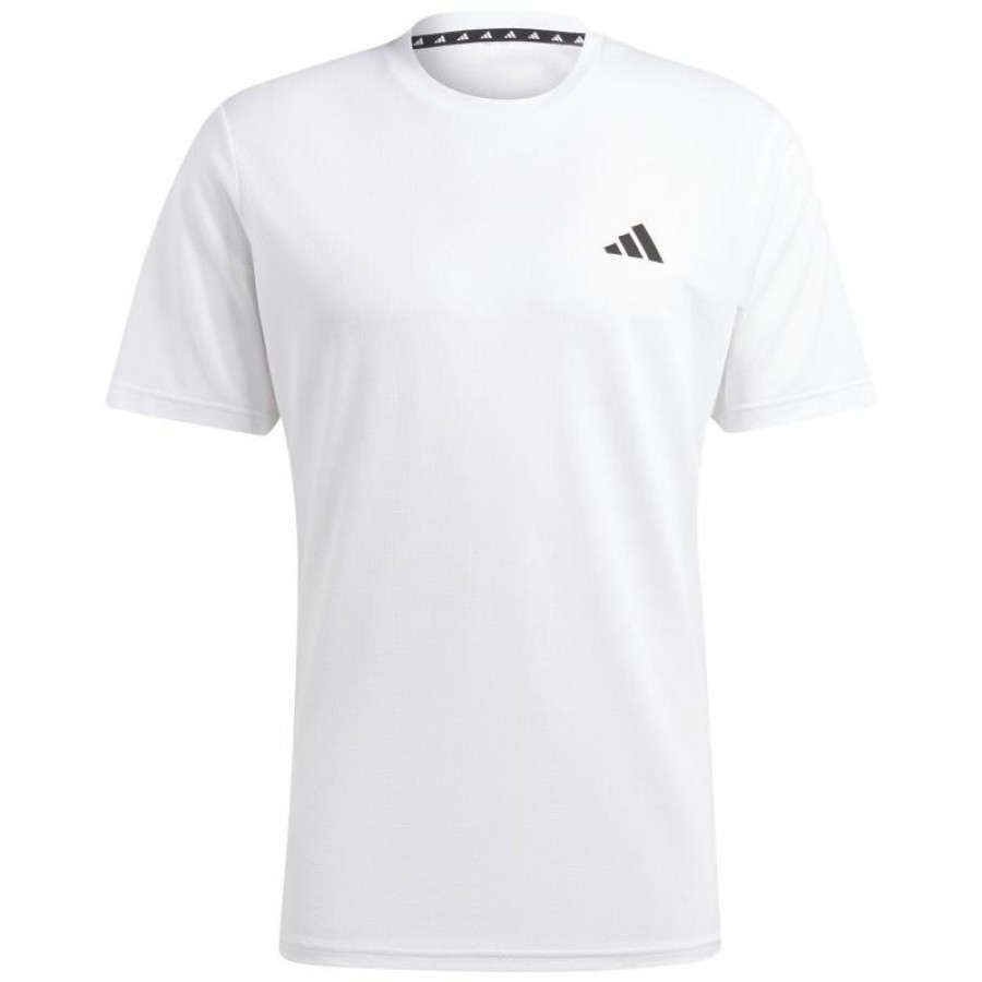 Camiseta Adidas Essentials Base Blanco Negro