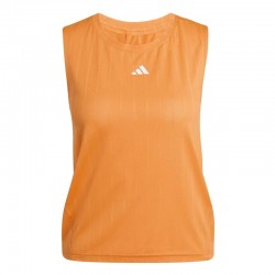 T-shirt féminin orange Adidas Match Pro