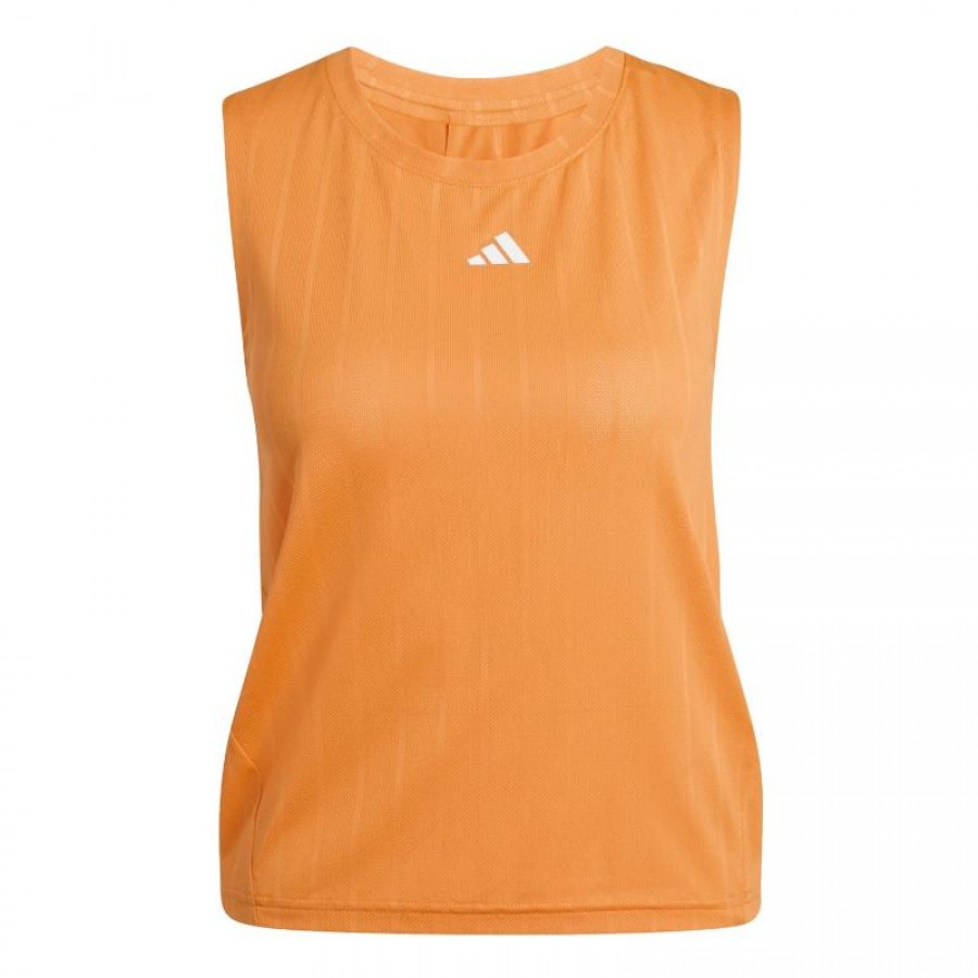 T-shirt féminin orange Adidas Match Pro