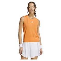 T-shirt féminin orange Adidas Match Pro