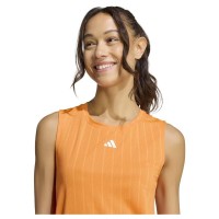 T-shirt féminin orange Adidas Match Pro