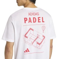 Adidas Padel Graphic White T-Shirt