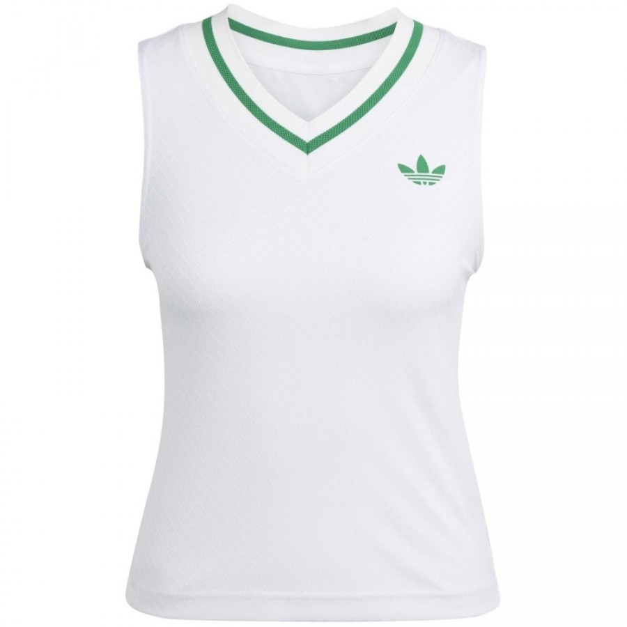Camiseta Adidas Originals Tirantes London Blanco Mujer