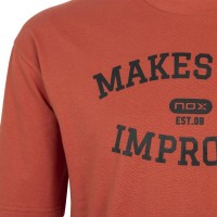 Camiseta Algodon Nox Basic Teja Negro - Barata Oferta Outlet