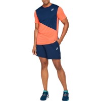 Camiseta Asics Club Coral Marino
