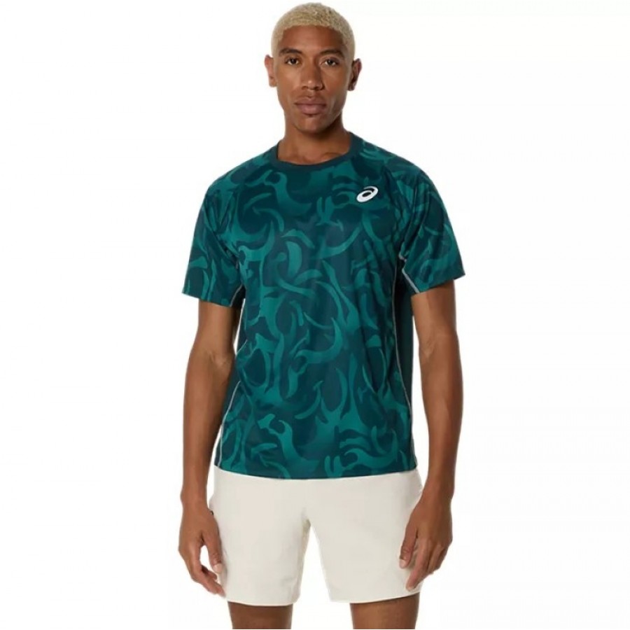 Camiseta Asics Game SS Top Verde Saxon