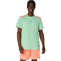 Camiseta Asics Padel Court SS Top Menta Coral