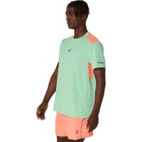 Camiseta Asics Padel Court SS Top Menta Coral
