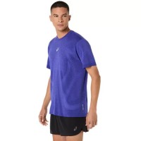 Camiseta Asics Road Sem Costuras SS Top Purpura