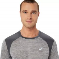 Camiseta Asics Road SS Top Gris