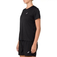 Camiseta Asics Silver Negro Mujer