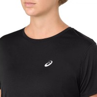 Camiseta Asics Silver Negro Mujer
