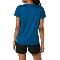 Camiseta Asics Silver Azul Petroleo Mujer