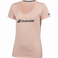 Camiseta Babolat Exercise Rosa Melocoton Junior