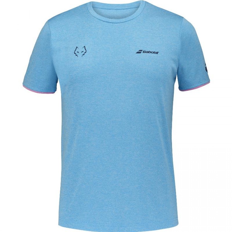 Camiseta Babolat Juan Lebron Azul Rosa