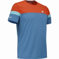 Camiseta Babolat Perf Crew Neck Azul Petroleo